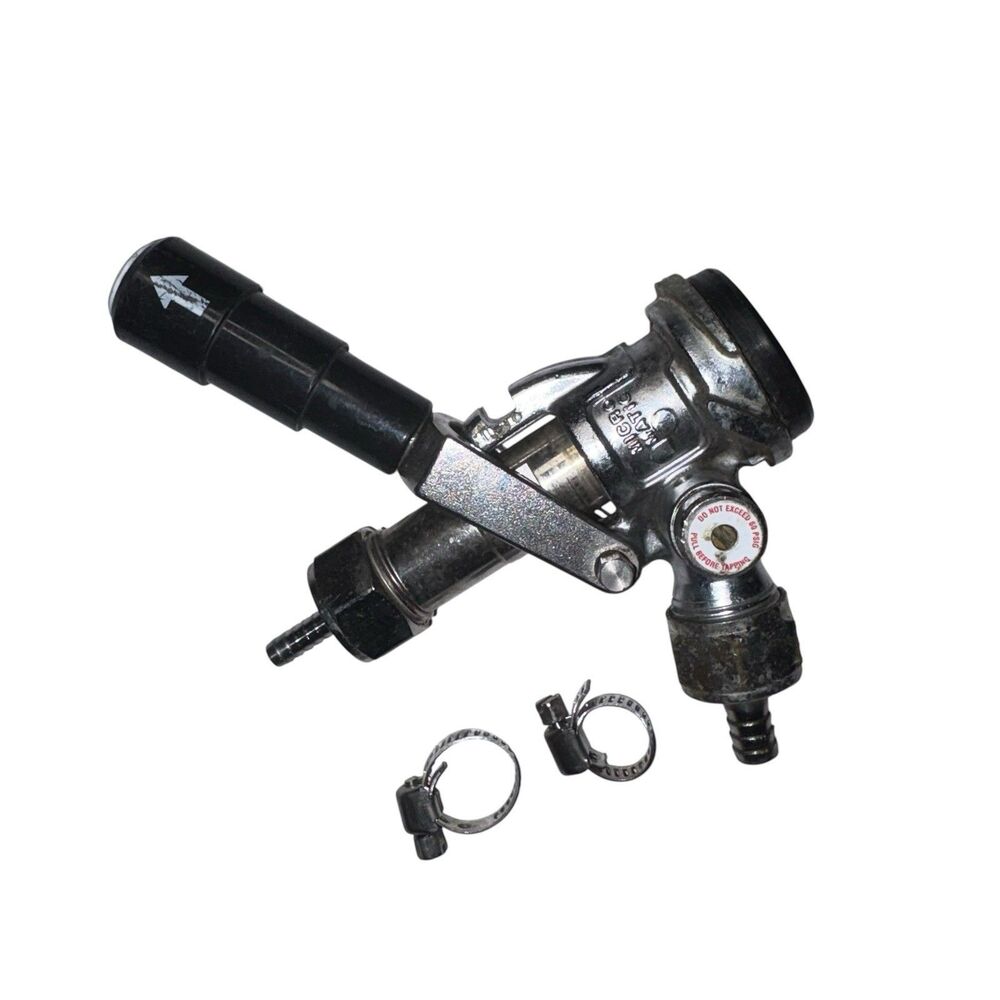 S System Keg Coupler – Black Lever Handle